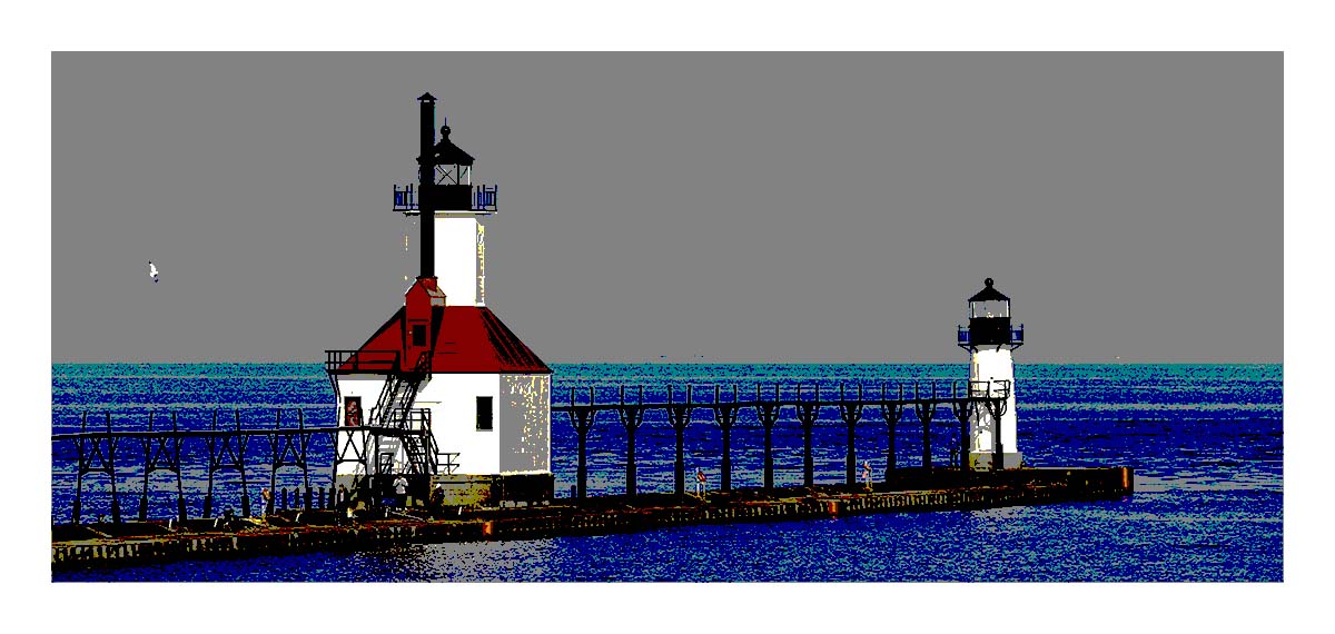 St. Joseph North Pier Lighthouses